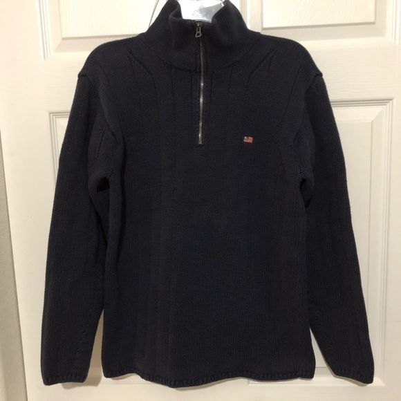 POLO JEANS CO.Ralph Lauren Men’s 1/4 Zip Sweater L - Picture 1 of 6